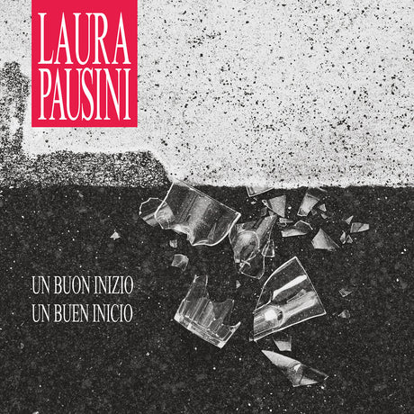 the album cover for Laura Pausini - Un Buon Inizio / Un Buen Inicio [Colored Vinyl] [Limited Edition] (Red)