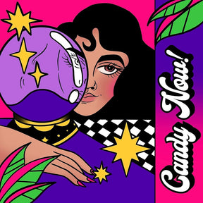 the album cover for Candy Now - Karmel Knowledge