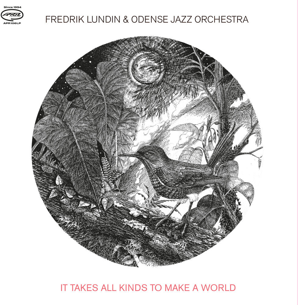 the album cover for Fredrik Lundin  & Odense Jazz Orchestra - It Takes All Kinds To Make A World