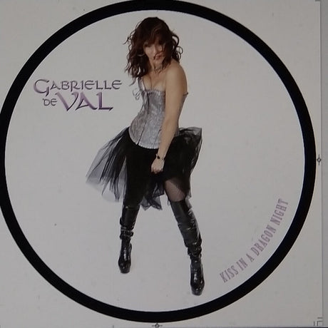the album cover for De Gabrielle Val - Kiss In A Dragon Night [Limited Edition] (Pict) (Uk)