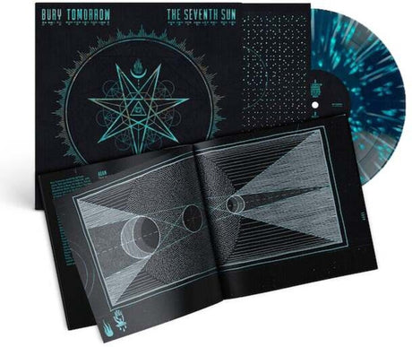 the album cover for Bury Tomorrow - Seventh Sun (Blue) [Colored Vinyl] [Deluxe] (Teal) [With Booklet] (Spla)