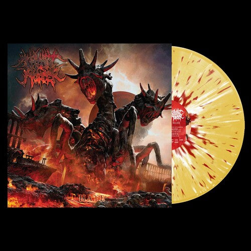 Hate - Yellow W/red White Splatter (Vinyl)