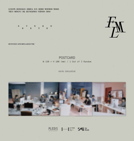 SEVENTEEN 10th Mini Album 'FML' (B Ver.) (CD)