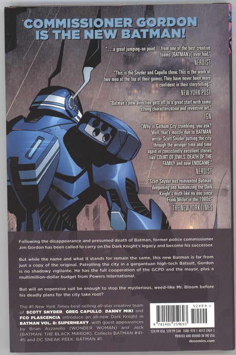 Batman New 52 Superheavy 8 HC DC 2016 NM 35 36 37 38 39 40