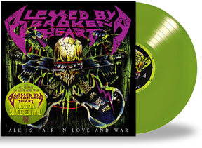 the album cover for Blessed By A Broken Heart - All Is Fair In Love & War [Colored Vinyl]