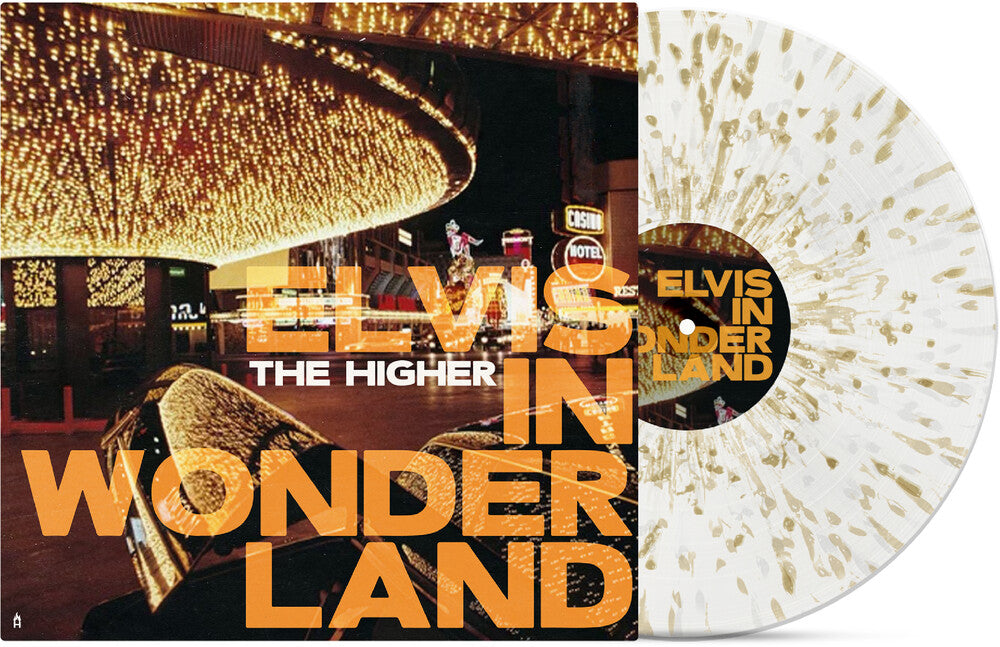 the album cover for Higher - Elvis In Wonderland