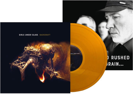 the album cover for Girls Under Glass - Backdraft [Colored Vinyl] [Limited Edition] (Red)