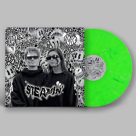 the album cover for Chloe Robinson  / Dj Adhd - Steamin' (W/ Four Tet Remix) [Colored Vinyl] (Grn)