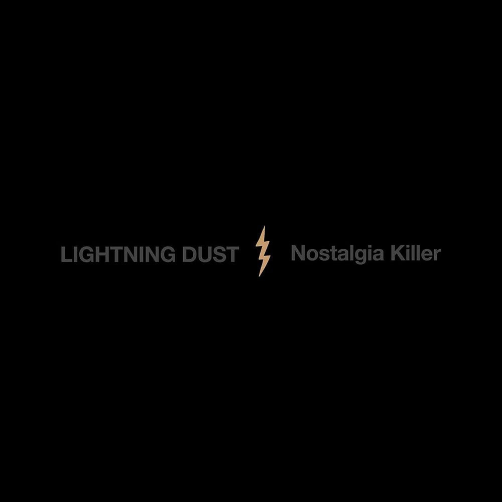 the album cover for Lightning Dust - Nostalgia - Cosmic Amber [Colored Vinyl]