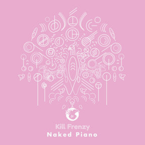 the album cover for Kill Frenzy - Naked Piano