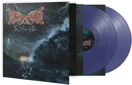 the album cover for Saturnus - Storm Within - Blue (Blue) [Colored Vinyl] (Gate)