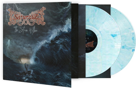 the album cover for Saturnus - Storm Within - Marble [Colored Vinyl] (Gate)