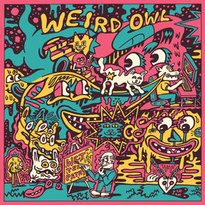 the album cover for Weird Owl - Wet Telepathy (Ofgv) (Wht) [Download Included]