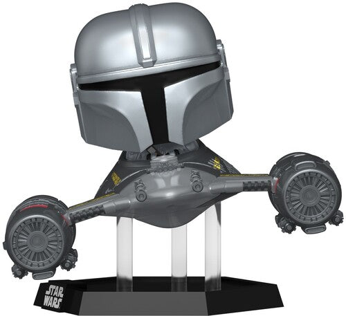 Funko Pop! Rides: Star Wars: - The Mandalorian - The Mandalorian & N-1 Starfighte - Collectibles