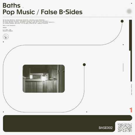 the album cover for Baths - Pop Music / False B-sides II