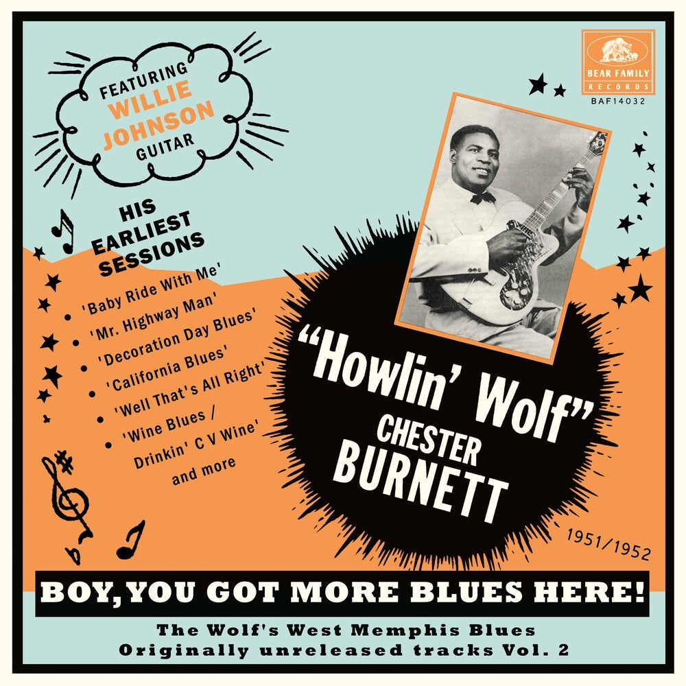 the album cover for Howlin' Wolf - You Got More Blues Here: The Wolf's West Memphis
