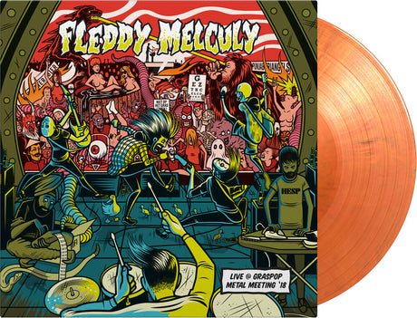 the album cover for Fleddy Melculy - Live At Graspop Metal Meeting '18 [Colored Vinyl] [Limited Edition]