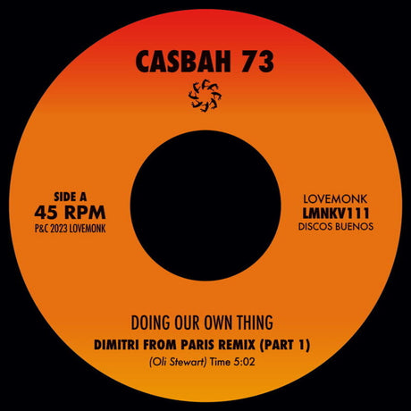 the album cover for Casbah 73 - Doing Our Own Thing (Dimitri From Paris Remixes)