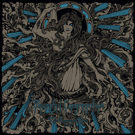 the album cover for Mournful Congregation - Exuviae Of Gods - Part 2 - Royal Blue (Blue) [Limited Edition]