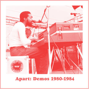 the album cover for Andre Gibson  & Universal Togetherness Band - Apart: Demos (1980-1984)