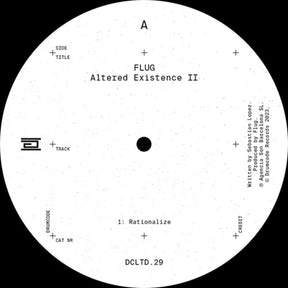 the album cover for Flug - Altered Existence Ii