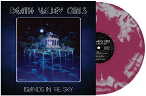 the album cover for Death Valley Girls - Islands In The Sky - Grimace Purple W/Silver (Slv)