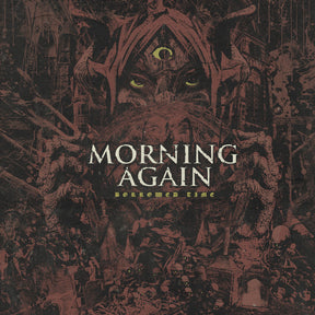 the album cover for Morning Again - Borrowed Time - Yellow & Black Smoke Colored Vinyl