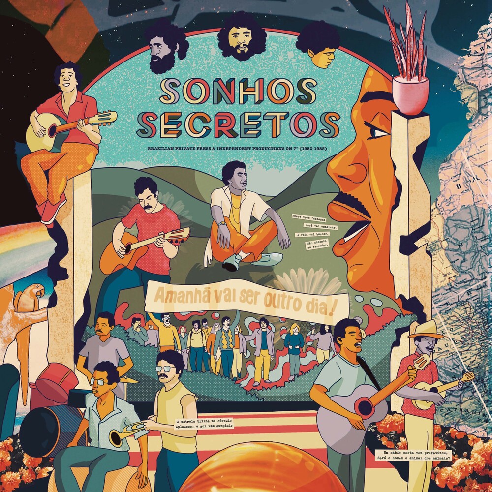 the album cover for Sonhos Secretos / Various - Sonhos Secretos / Various [Colored Vinyl] (Org)