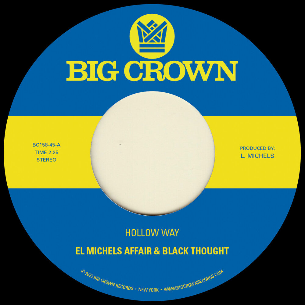 El Michels Affair & Black Thought - Hollow Way B/W I'm Still Somehow [7" Vinyl]