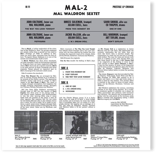 Mal/2 (Original Jazz Classics Series) (Vinyl)