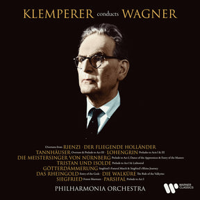 the album cover for Otto Klemperer - Wagner: Orchestral Music - Klemperer Conducts