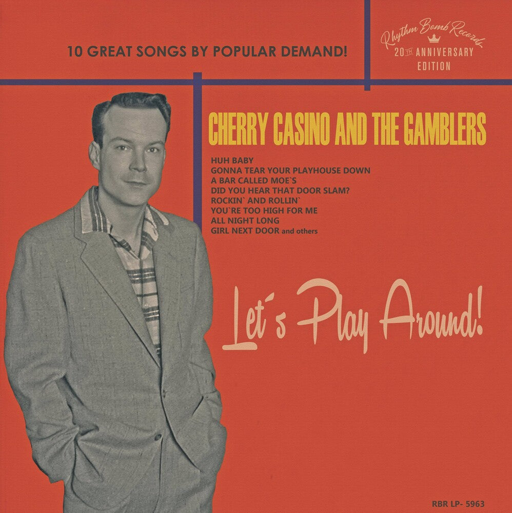 the album cover for Cherry Casino and the Gamblers - Let's Play Around (10in) [Limited Edition]
