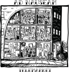 the album cover for Telemarket - Ad Nauseam