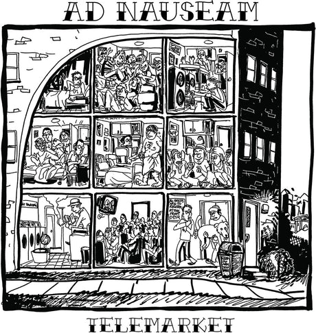 the album cover for Telemarket - Ad Nauseam