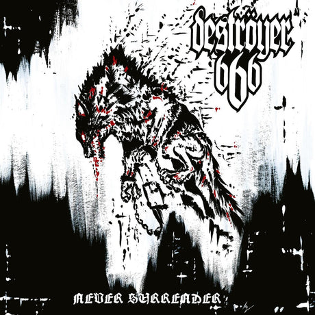 the album cover for Destroyer 666 - Never Surrender [Clear Vinyl] [Limited Edition] (Wht)