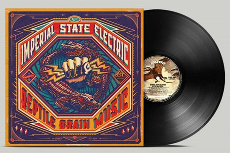 the album cover for Imperial State Electric - Reptile Brain Music