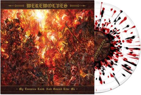 the album cover for Werewolves - My Enemies Look And Sound Like Me (Blk) [Colored Vinyl]