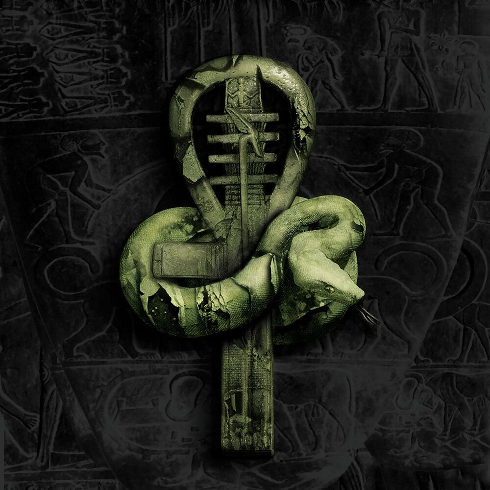 the album cover for Nile - In Their Darkened Shrines (Blk) [Colored Vinyl] (Grn)