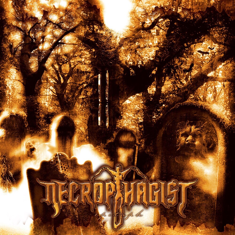 the album cover for Necrophagist - Epitaph (Blk) [Clear Vinyl] (Gol)