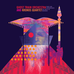 the album cover for Moondog / Wasser / Ghost Train Orchestra - Songs & Symphoniques - The Mus