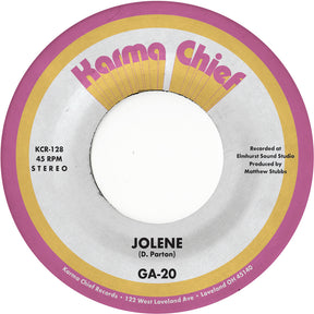 the album cover for GA-20 - Jolene / Still As The Night