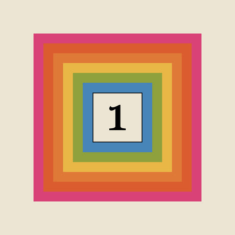 the album cover for Lack Of Afro - Square One [Colored Vinyl] (Pnk) (Uk)