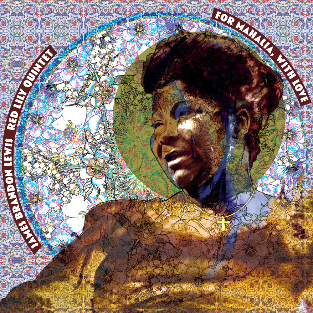 the album cover for James Lewis  Brandon / Red Lily - For Mahalia, With Love
