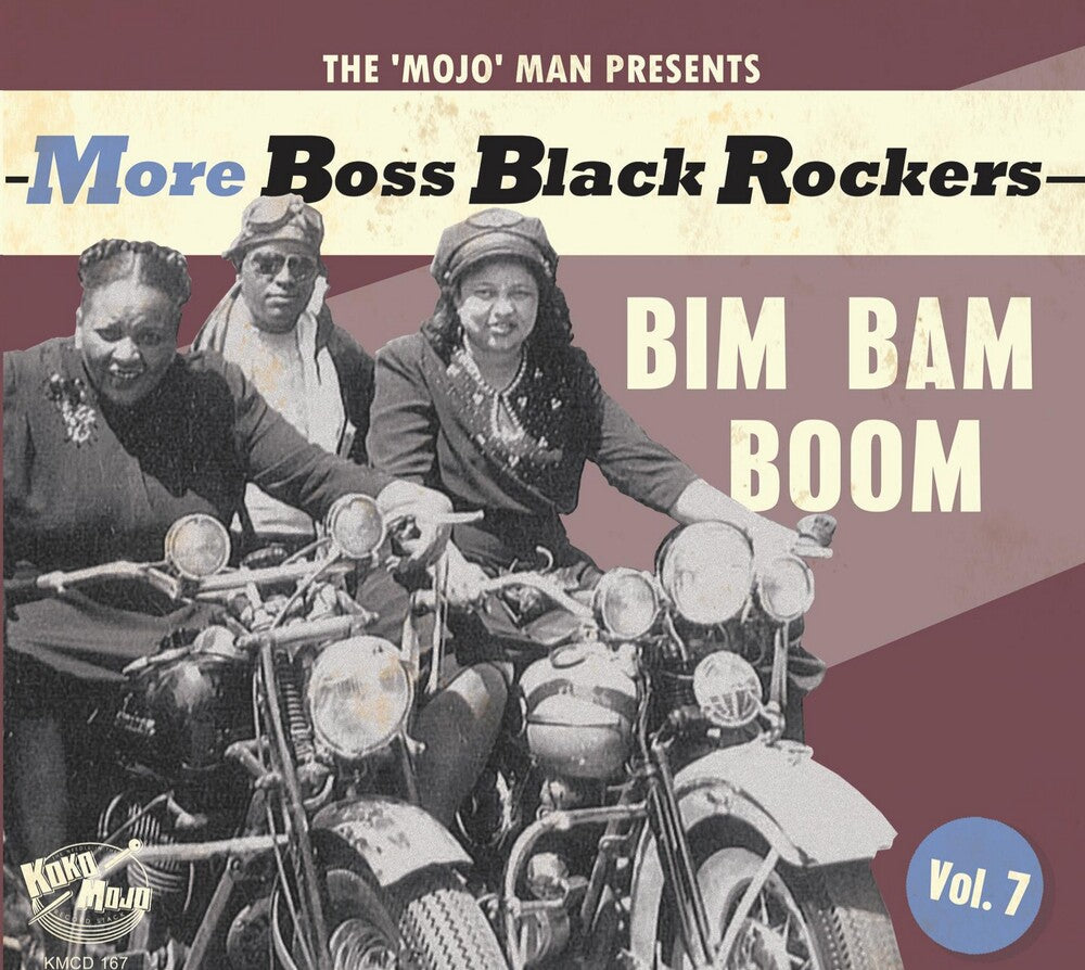 the album cover for More Boss Black Rockers 7: Bim Bam Boom / Various - More Boss Black Rockers 7: Bim Bam Boom (Various Artists)