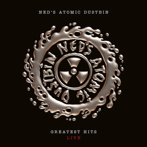 the album cover for Ned's Atomic Dustbin - Greatest Hits Live [Colored Vinyl] (Red)