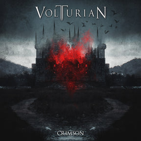 the album cover for Volturian - Crimson [Colored Vinyl] [Limited Edition] (Red)