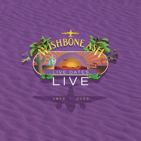 the album cover for Wishbone Ash - Live Dates Live