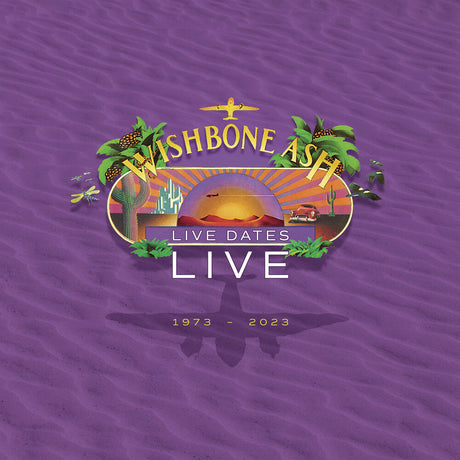 the album cover for Wishbone Ash - Live Dates Live
