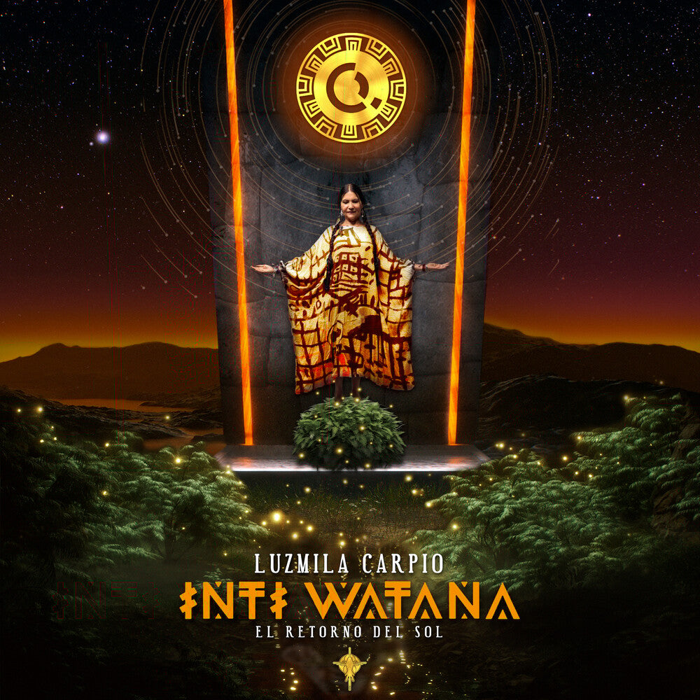 the album cover for Luzmila Carpio - Inti Watana - El Retorno del Sol [Opaque Yellow LP]
