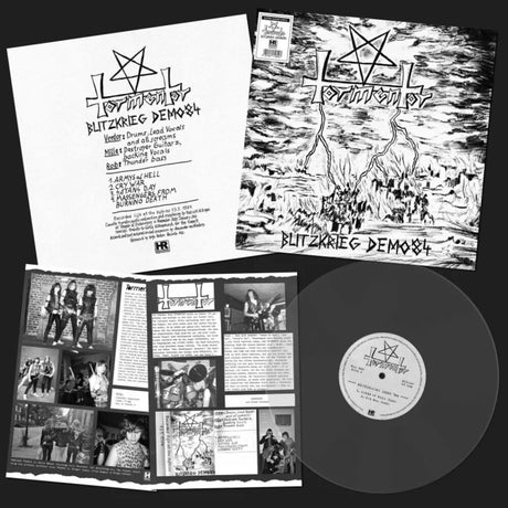 the album cover for Tormentor - Blitzkrieg Demo '84 - Trans Ultra Clear [Clear Vinyl]